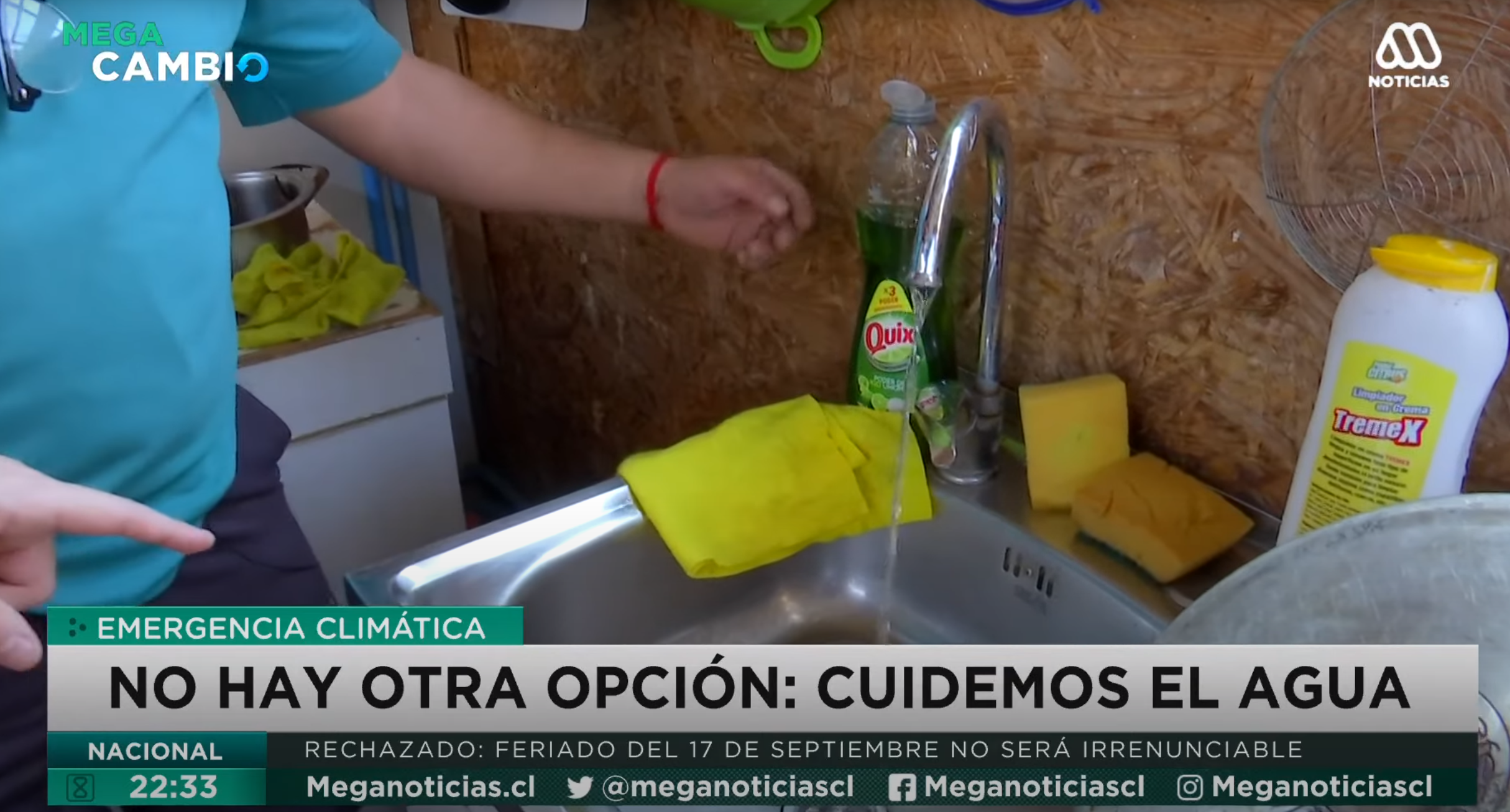 Lee más sobre el artículo Meganoticias, 1 de septiembre 2021, La brutal sequía que amenaza a Chile